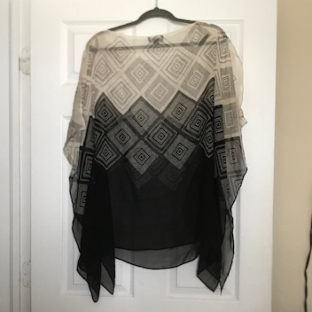 Bebe Split Shoulder Flowy Blouse - image 4